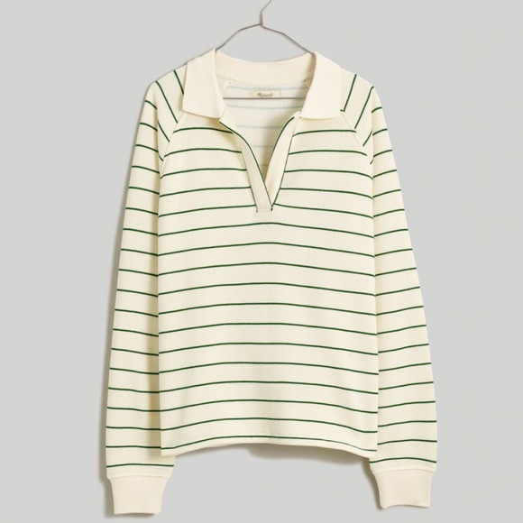 Madewell Betterterry Polo Sweatshirt NWT Size XS - Picture 6 of 9